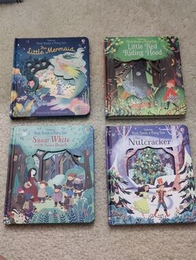Assorted Lot Usborne Books Classic Fairy Tales Peek Inside Hardcover Y2K Core